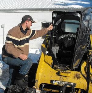 climbing into skid steer|skid steer running directions.